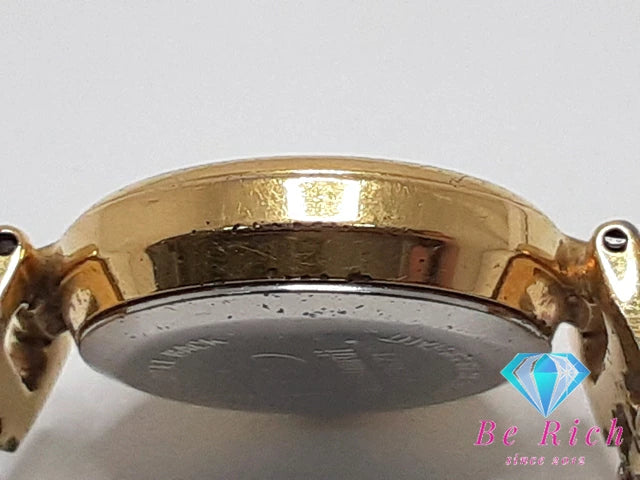 ロンバルディ Lombardi レディース 腕時計 白 ホワイト ゴールド SS ブレス アナログ クォーツ QZ ウォッチ 【中古】【送料無料】 ht4866