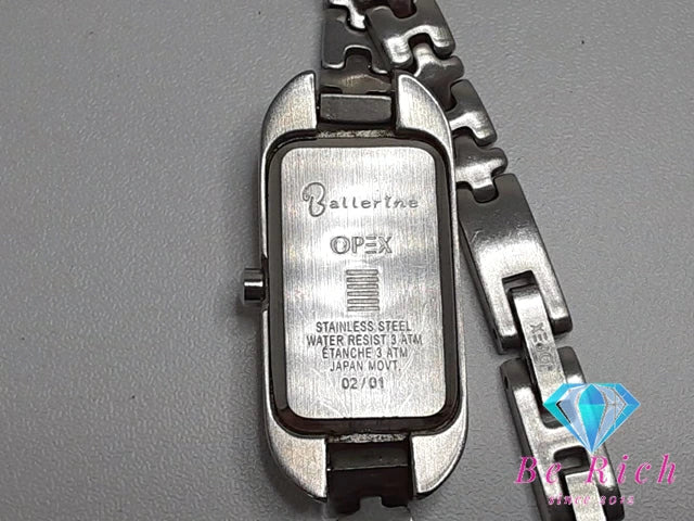 オペックス OPEX レディース 腕時計 ピンク シルバー SS ブレス アナログ クォーツ QZ ウォッチ 【中古】【送料無料】ht4874