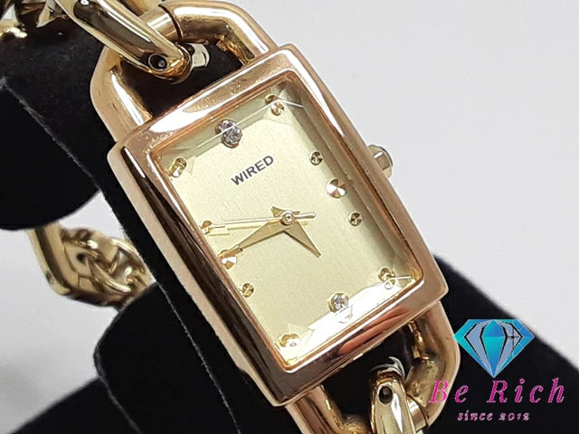 セイコー SEIKO ワイアード レディース 腕時計 1N01-0NP0 ゴールド SS GP トグル チェーン ブレス アナログ クォーツ QZ ウォッチ WIRED 【中古】【送料無料】 ht4895