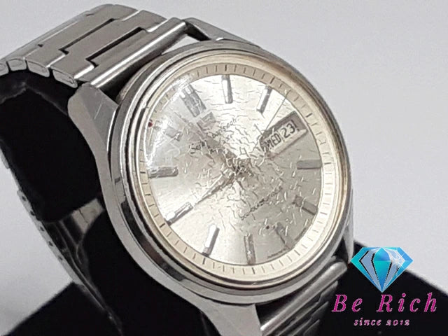 セイコー SEIKO 5 スポーツマチック 自動巻き メンズ 腕時計 デイデイト 1619-7030 シルバー SS ブレス アナログ オートマ AT ウォッチ ファイブ FIVE Sportsmatic アンティーク ヴィンテージ 【中古】【送料無料】 ht4942