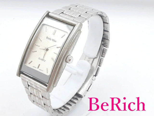 Body Max KANSAI YAMAMOTO ボディマックス メンズ 腕時計 白 ホワイト 文字盤 SS ブレス アナログ クォーツ QZ ウォッチ 山本寛斎 【中古】【送料無料】 ht5019
