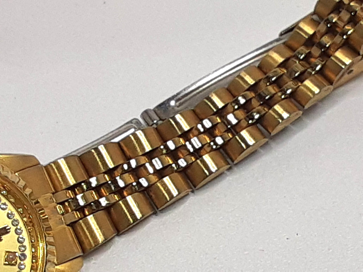 クロイゼ klaeuse レディース 腕時計 デイト SK-100-S ゴールド SS ブレス アナログ クォーツ QZ ウォッチ DATE QUARTZ DELUXE 【中古】【送料無料】 ht5438
