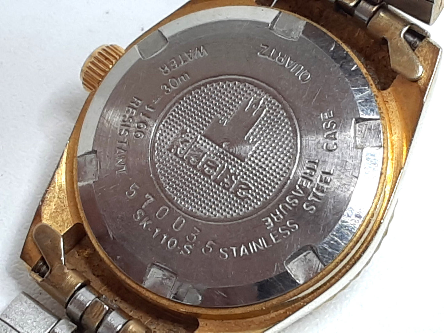 クロイゼ klaeuse レディース 腕時計 デイト SK-100-S ゴールド SS ブレス アナログ クォーツ QZ ウォッチ DATE QUARTZ DELUXE 【中古】【送料無料】 ht5438