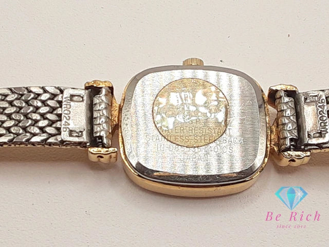オリエント ORIENT レディース 腕時計 D85535-40 ゴールド SS GP ブレス ロゴ アナログ クォーツ QZ ウォッチ 【中古】【送料無料】 ht5444