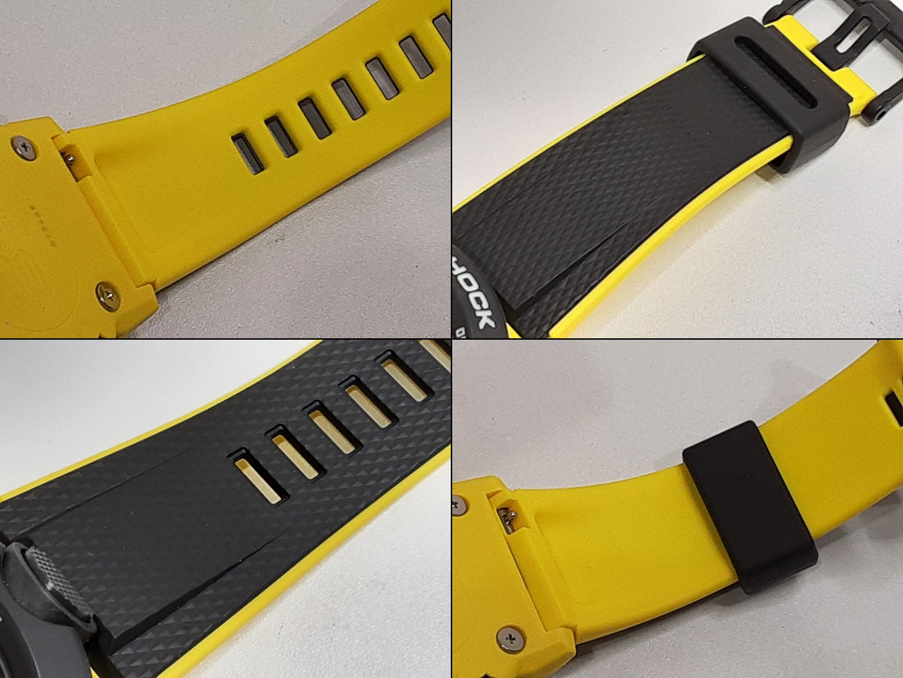 美品 カシオ CASIO G-SHOCK メンズ 腕時計 GA-2000 SS カーボン コア ガード イエロー ブラック 黄 黒 SS 樹脂 ブレス アナデジ クォーツ QZ ウォッチ Gショック ジーショック 【中古】【送料無料】ht5449