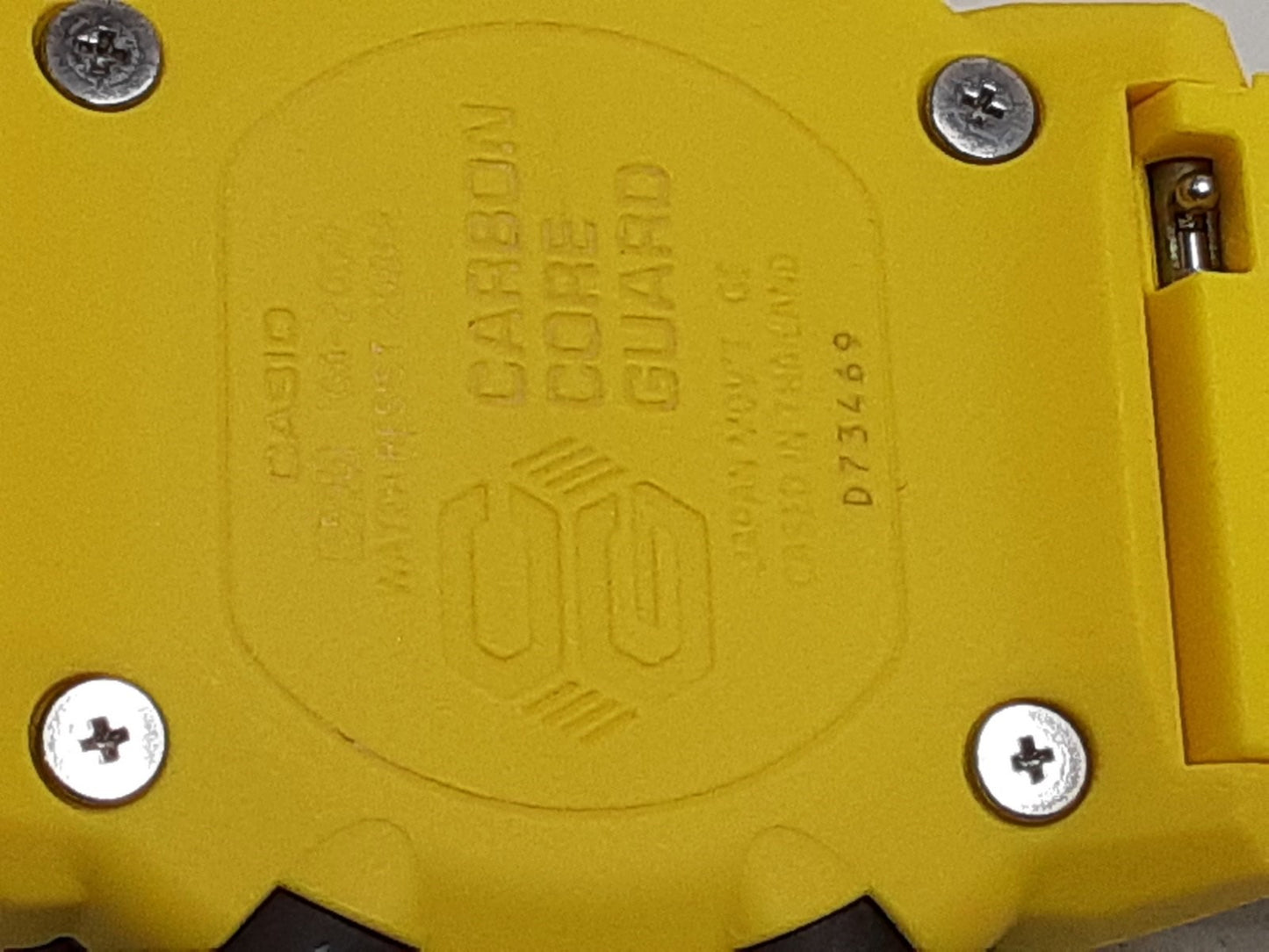 美品 カシオ CASIO G-SHOCK メンズ 腕時計 GA-2000 SS カーボン コア ガード イエロー ブラック 黄 黒 SS 樹脂 ブレス アナデジ クォーツ QZ ウォッチ Gショック ジーショック 【中古】【送料無料】ht5449
