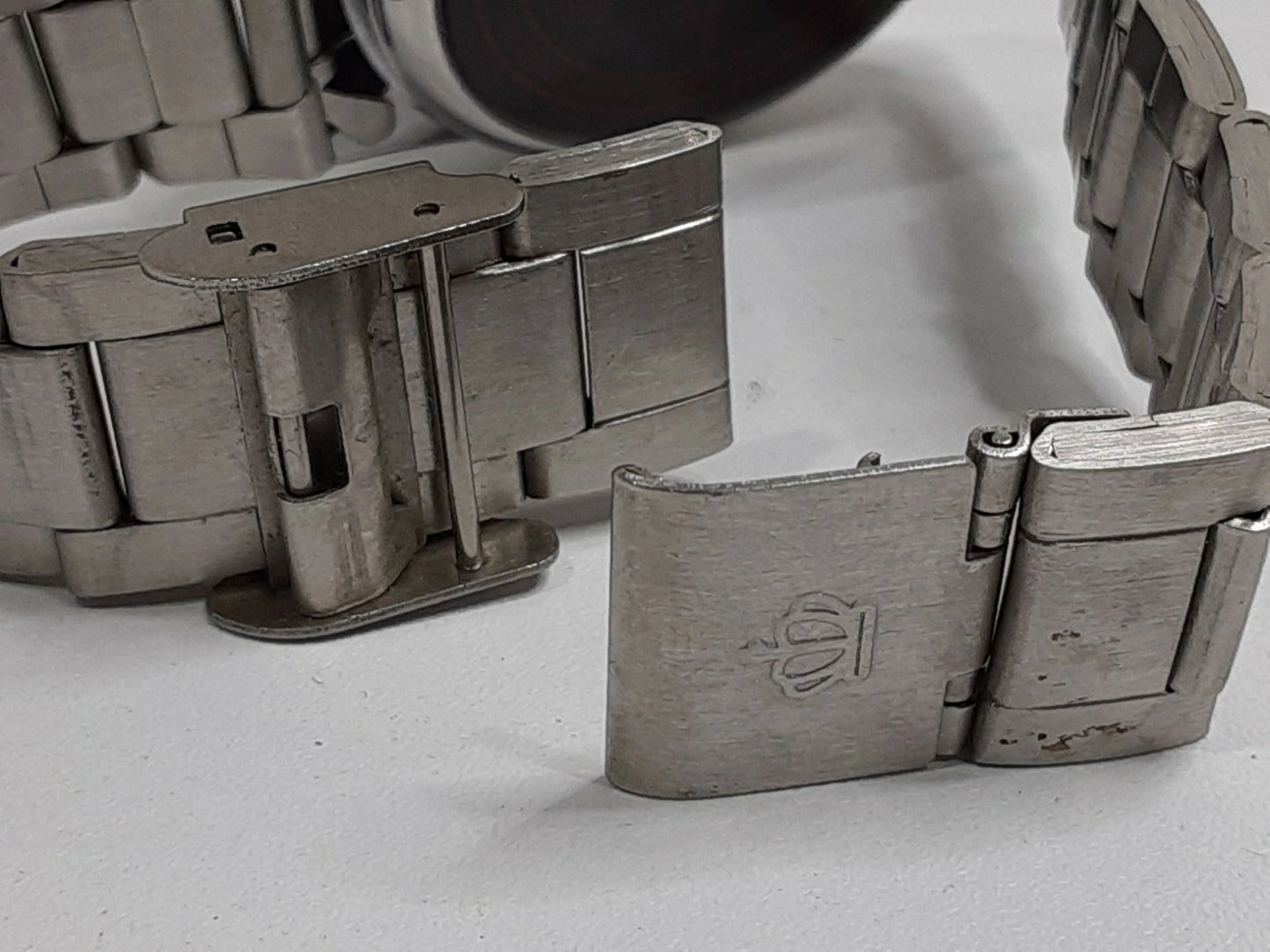 マーシャル MARSHAL ラジオ コントロール 電波 メンズ 腕時計 MR-69-BK 黒 ブラック シルバー SS アナログ クォーツ QZ ウォッチ 【中古】【送料無料】 ht5460