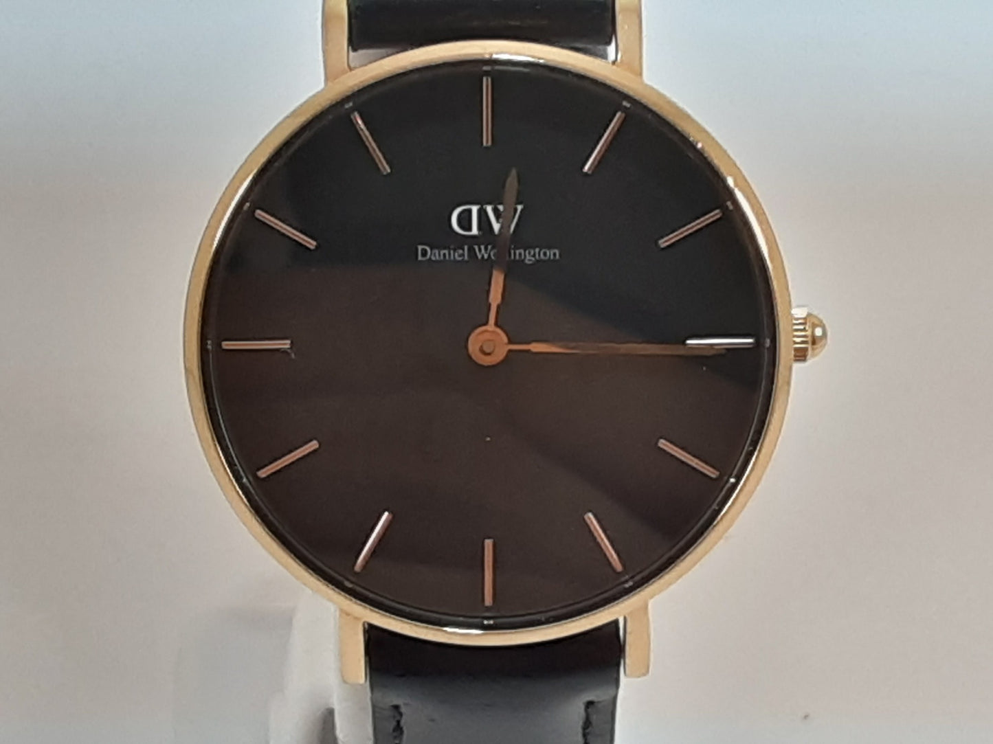 ダニエル ウェリントン Daniel Wellington クラシック ペティート シェフィールド 32MM レディース 腕時計 DW00100168 黒 ブラック SS レザー アナログ クォーツ QZ ウォッチ DW CLASSIC SHEFFIELD Petite BLACK 【中古】【送料無料】 ht5464