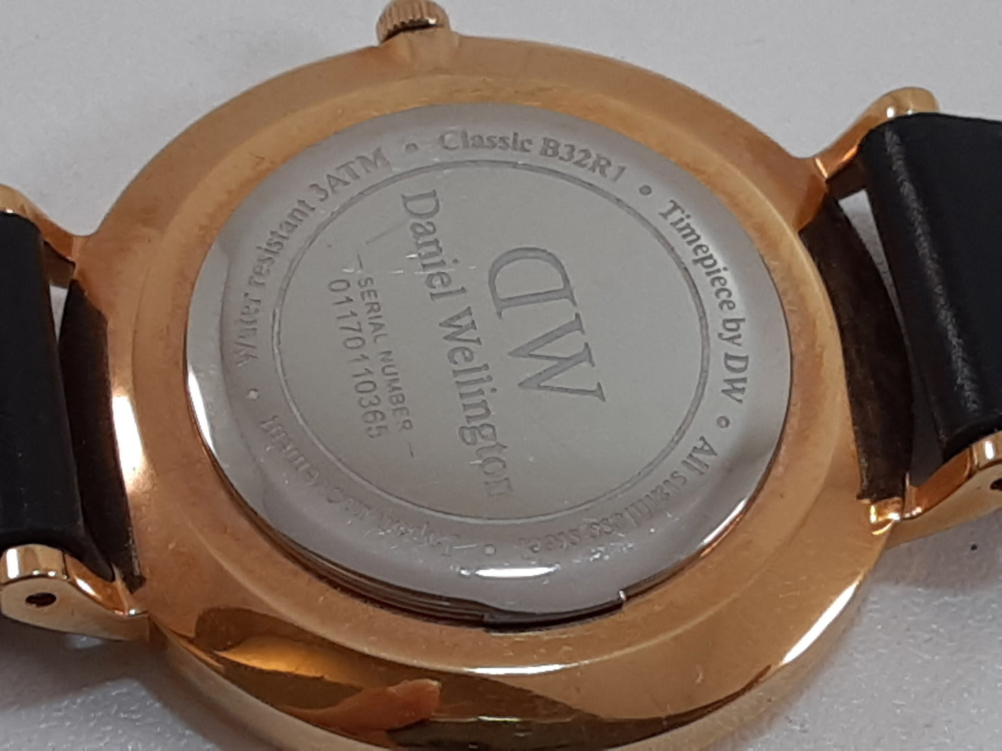 ダニエル ウェリントン Daniel Wellington クラシック ペティート シェフィールド 32MM レディース 腕時計 DW00100168 黒 ブラック SS レザー アナログ クォーツ QZ ウォッチ DW CLASSIC SHEFFIELD Petite BLACK 【中古】【送料無料】 ht5464