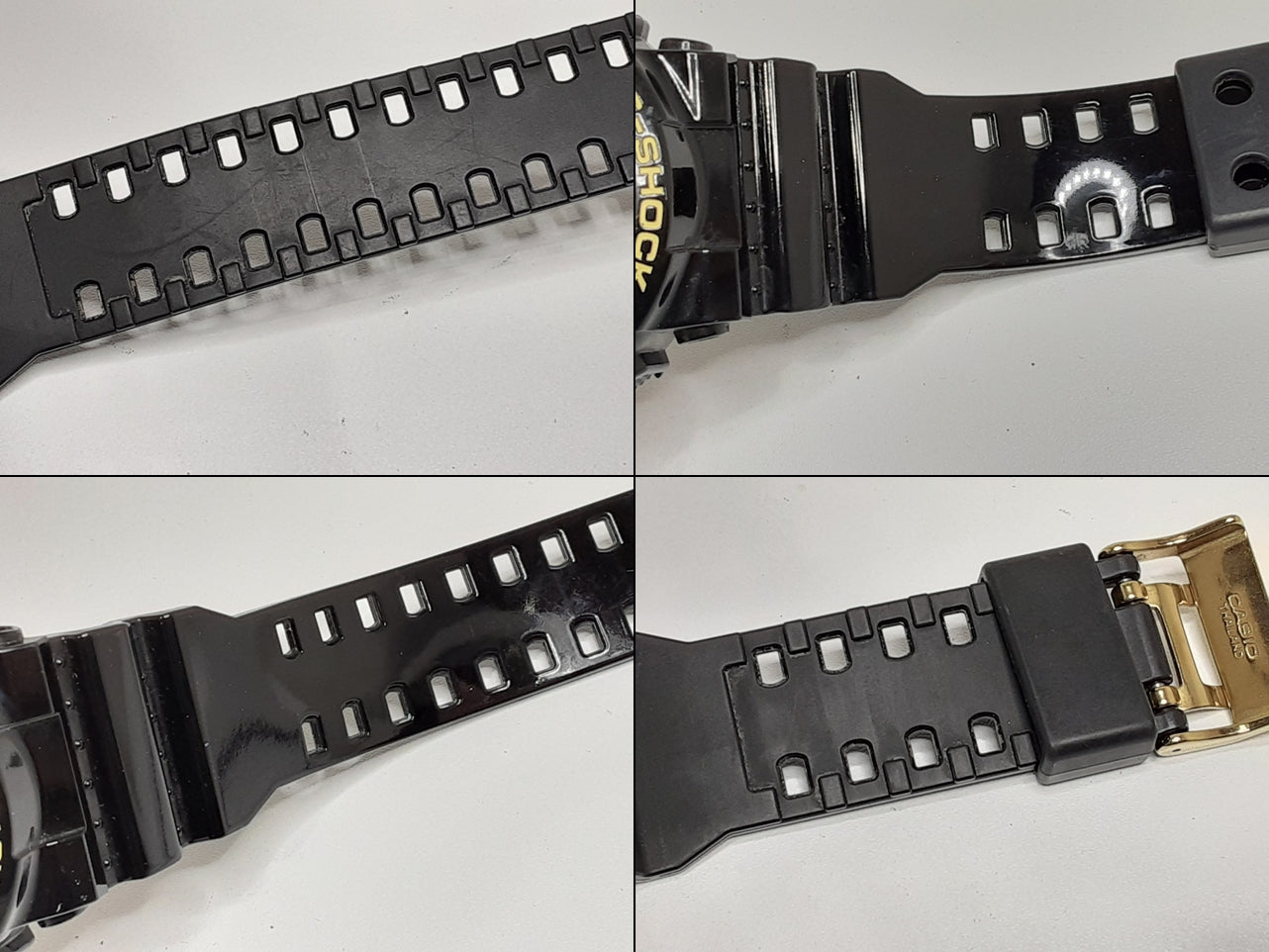 カシオ CASIO G-SHOCK メンズ 腕時計 GA-110GB 黒 ブラック ゴールド 樹脂 ブレス デジタル アナログ クォーツ QZ ウォッチ Gショック ジーショック Black × Gold Series 【中古】【送料無料】ht5474