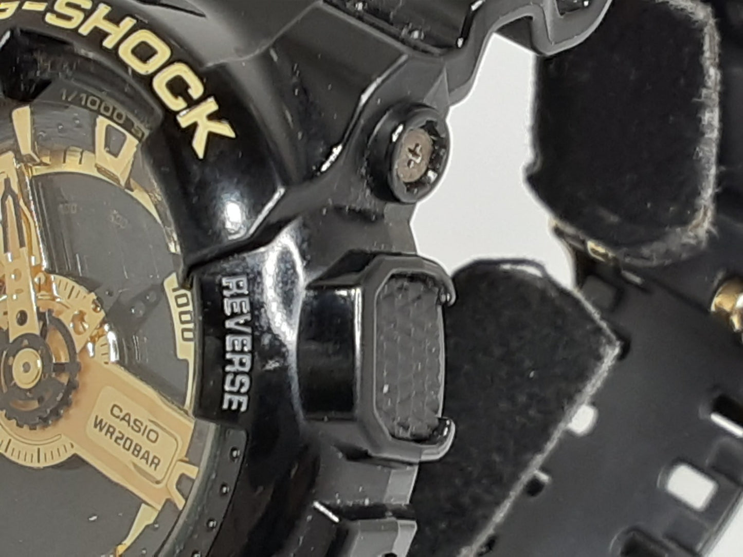 カシオ CASIO G-SHOCK メンズ 腕時計 GA-110GB 黒 ブラック ゴールド 樹脂 ブレス デジタル アナログ クォーツ QZ ウォッチ Gショック ジーショック Black × Gold Series 【中古】【送料無料】ht5474