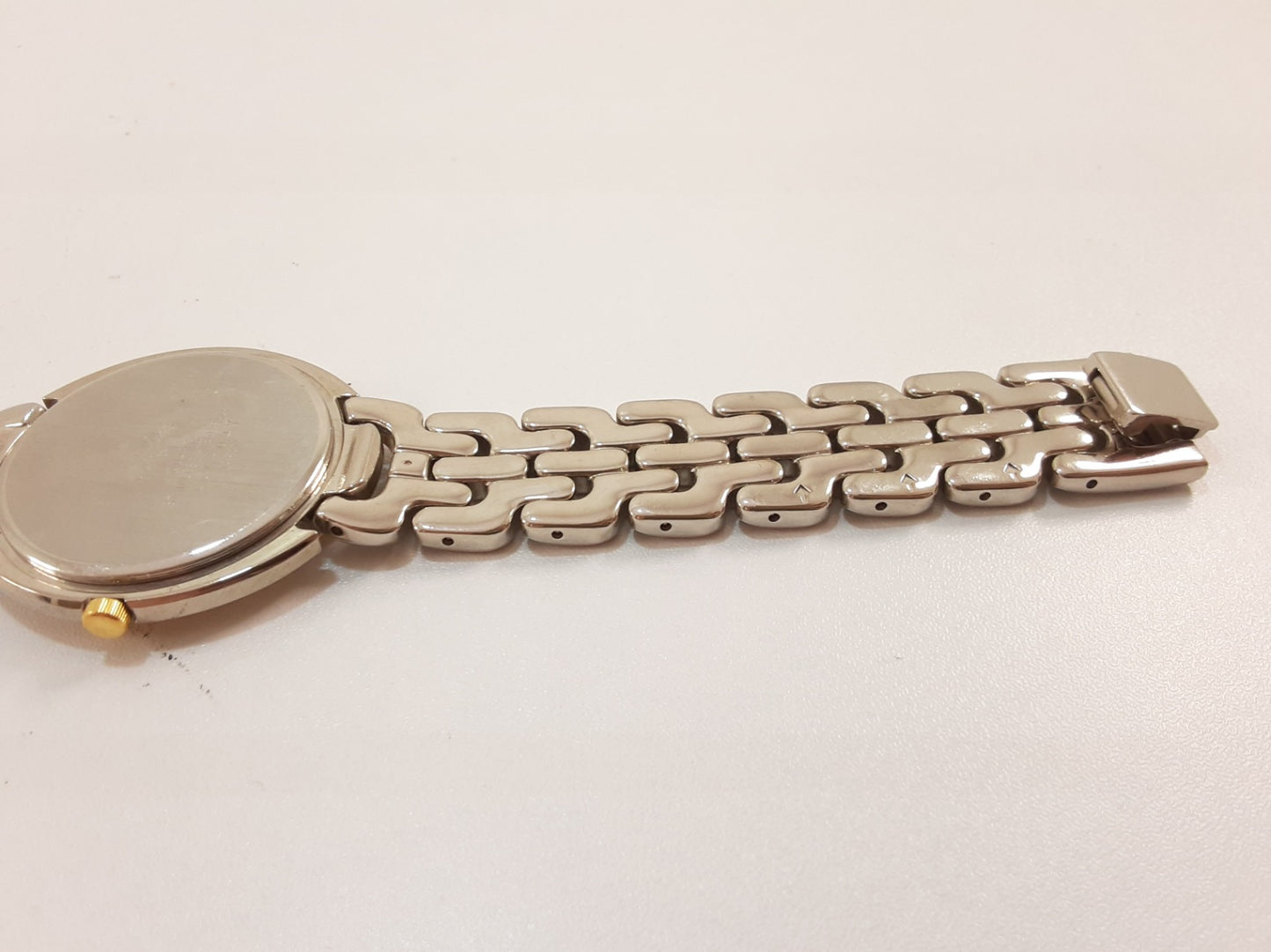 クロシェット Clochette ユニセックス ボーイズ 腕時計 OCM-047 ゴールド シルバー SS ブレス アナログ クォーツ QZ ウォッチ メンズ レディース 【中古】【送料無料】 ht5525