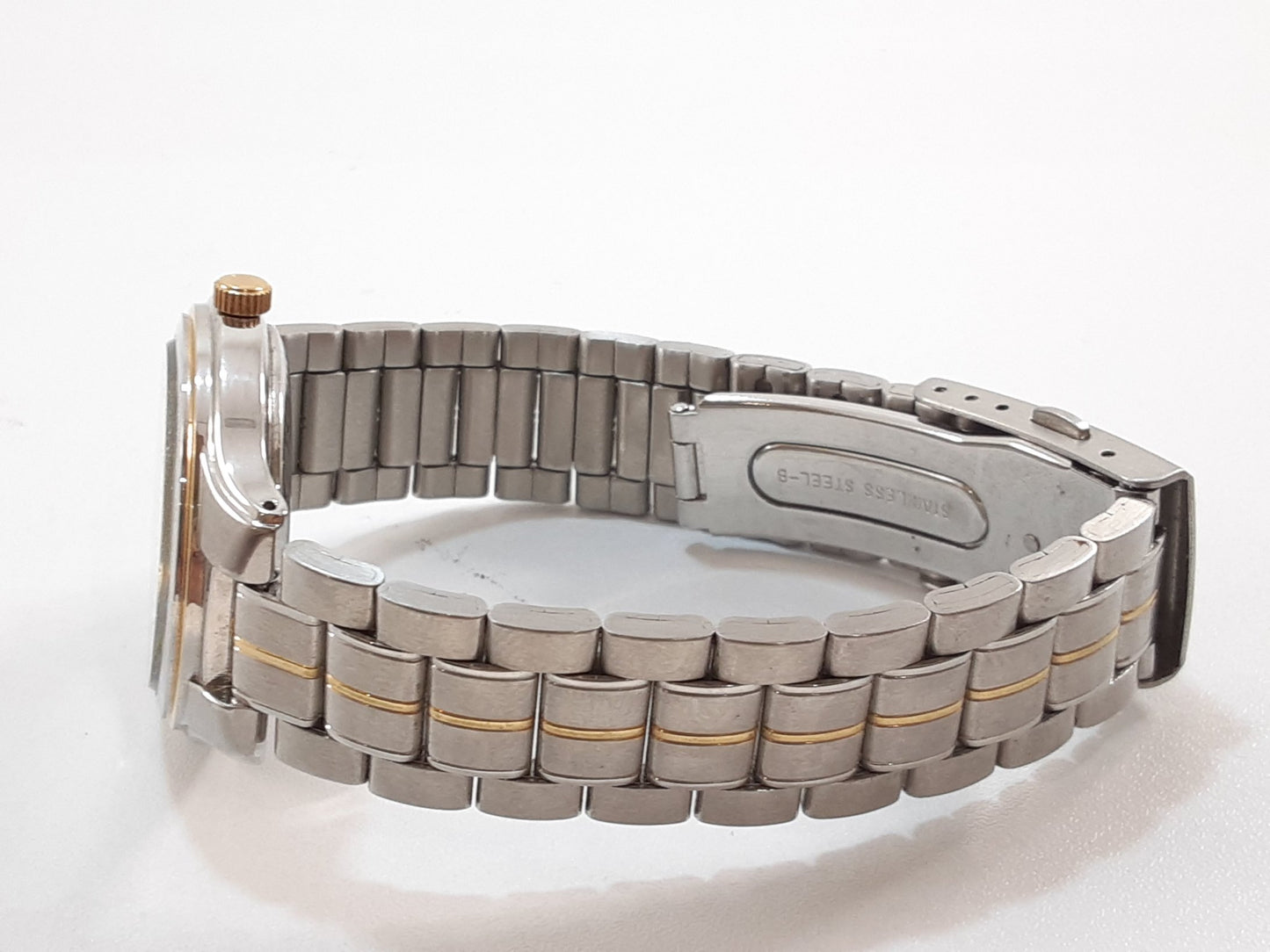 セイコー SEIKO アルバ ALBA ユニセックス ボーイズ 腕時計 V501-0DY0 ラウンド シルバー ゴールド SS GP ブレス アナログ クオーツ QZ ウォッチ メンズ レディース 【中古】【送料無料】 ht5540