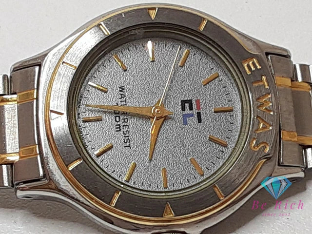 エトワス ETWAS レディース 腕時計 4GMO1R-00 シルバー ゴールド SS GP ブレス アナログ クォーツ QZ ウォッチ 【中古】【送料無料】 ht5571
