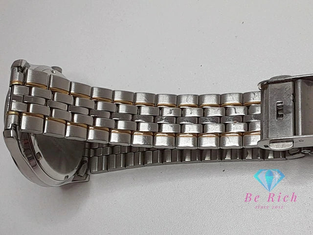 シチズン CITIZEN レグノ ソーラー メンズ 腕時計 デイデイト E101-K005299 ゴールド シルバー SS GP ブレス アナログ クォーツ QZ ウォッチ REGUNO 【中古】【送料無料】 ht5722