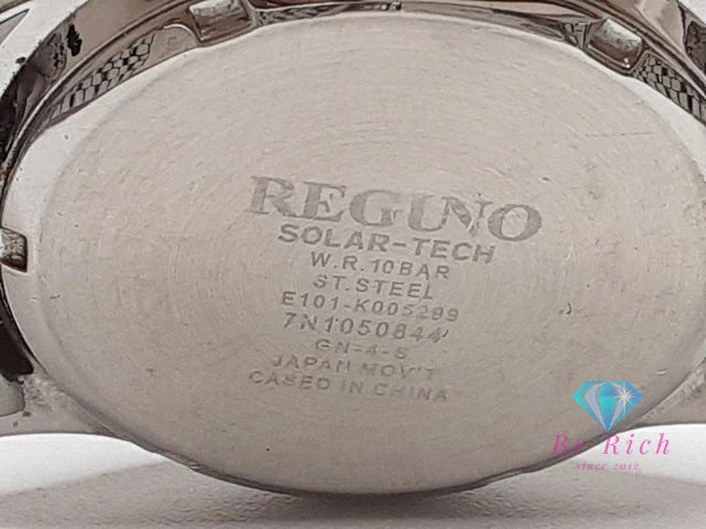 シチズン CITIZEN レグノ ソーラー メンズ 腕時計 デイデイト E101-K005299 ゴールド シルバー SS GP ブレス アナログ クォーツ QZ ウォッチ REGUNO 【中古】【送料無料】 ht5722