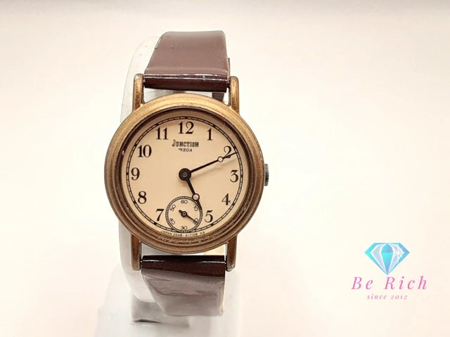 シチズン CITIZEN ベガ レディース 腕時計 2048-406346 アイボリー ブラウン 茶 SS レザー ブレス アナログ クォーツ QZ ウォッチ VEGA 【中古】【送料無料】 ht5788