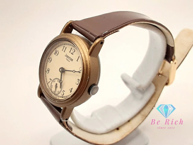 シチズン CITIZEN ベガ レディース 腕時計 2048-406346 アイボリー ブラウン 茶 SS レザー ブレス アナログ クォーツ QZ ウォッチ VEGA 【中古】【送料無料】 ht5788
