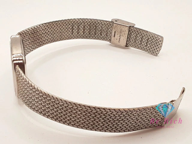 エルジン ELGIN メンズ 腕時計 FK282 スクエア シルバー SS ブレス アナログ クォーツ QZ ウォッチ 【中古】【送料無料】 ht5796