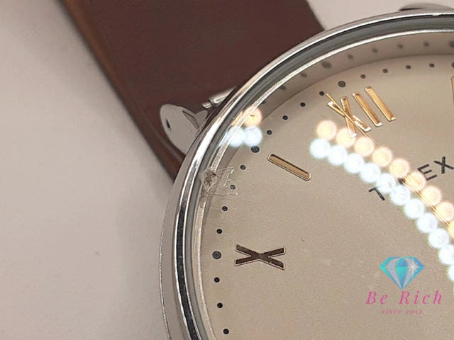 タイメックス TIMEX Southview サウスビュー メンズ 腕時計 TW2R80400 ベージュ 茶 ブラウン SS レザー ブレス アナログ クォーツ QZ 【中古】【送料無料】 ht5933