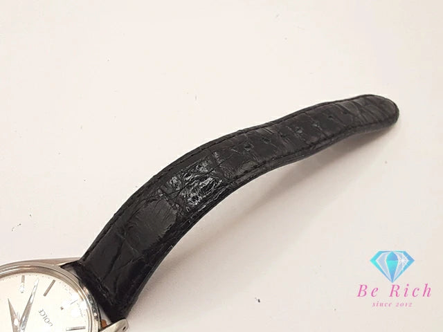 セイコー SEIKO Dolce ドルチェ メンズ 腕時計 8J41-0AS0 ホワイト シルバー ブラック 黒 SS レザー ブレス アナログ クォーツ QZ ウォッチ 【中古】【送料無料】 ht5938