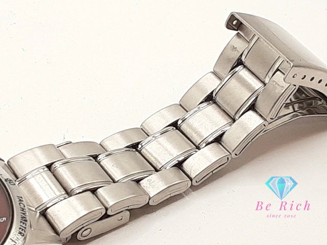 セイコー SEIKO クロノグラフ デイト メンズ 腕時計 7T92-0DW0 赤 レッド シルバー SS ブレス アナログ クォーツ QZ ウォッチ 【中古】【送料無料】 ht5939