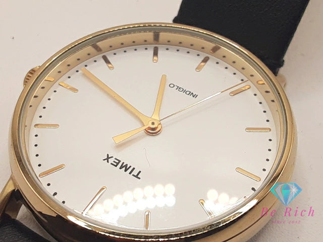 タイメックス TIMEX INDIGLO ウィークエンダー フェア フィールド メンズ 腕時計 TW2P91900 白 ホワイト 黒 ブラック SS ブレス アナログ クォーツ QZ ウォッチ インディグロ ナイト ライト 【中古】【送料無料】 ht5943