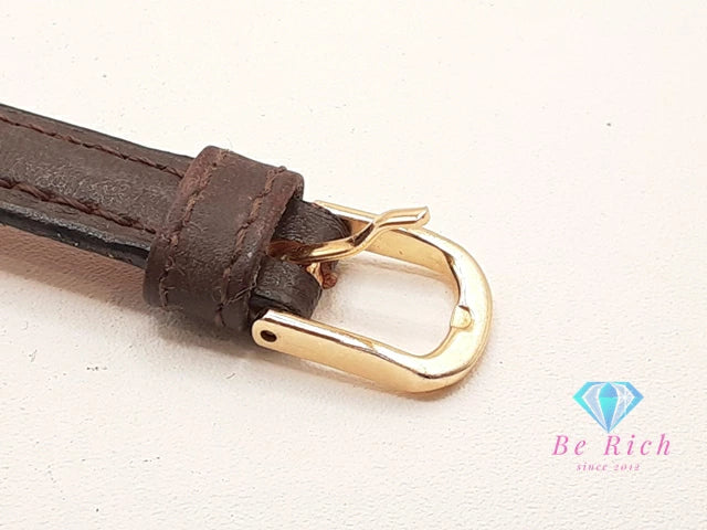 Pendy レディース 腕時計 アイボリー ブラウン 茶 SS GP レザー ブレス アナログ クォーツ QZ ウォッチ 【中古】【送料無料】 ht5950