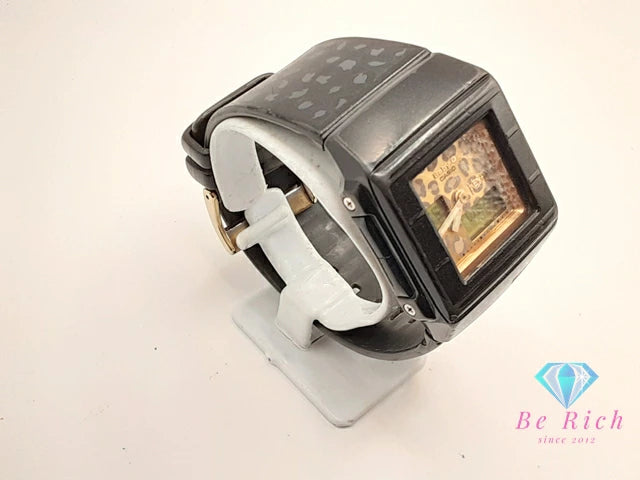カシオ CASIO G-SHOCK Baby-G KESHA コラボ レディース 腕時計 BGA-200KS スクエア レオパード ゴールド ブラック 黒 樹脂 ブレス アナデジ ウォッチ ベビージー カスケット CASKET ケシャ 【中古】【送料無料】 ht5954