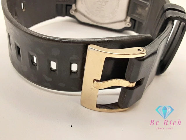 カシオ CASIO G-SHOCK Baby-G KESHA コラボ レディース 腕時計 BGA-200KS スクエア レオパード ゴールド ブラック 黒 樹脂 ブレス アナデジ ウォッチ ベビージー カスケット CASKET ケシャ 【中古】【送料無料】 ht5954
