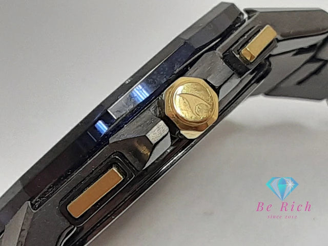 美品 カシオ CASIO オシアナス マンタ OCW-S6000 電波 ソーラー メンズ 腕時計 ブラック ブルー 黒 青 シルバー チタン ブレス アナログ クォーツ QZ ウォッチ 【中古】【送料無料】 ht5968