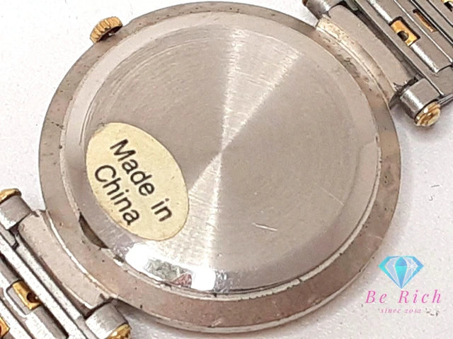 メンズ 腕時計 ゴールド シルバー SS GP ブレス アナログ クォーツ QZ ウォッチ メーカー 記載なし ノー ブランド 【中古】【送料無料】 ht5971