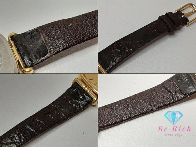 セイコー SEIKO レディース 腕時計 2320-5400 ゴールド ブラウン 茶 SS GP レザー ブレス アナログ クォーツ QZ ウォッチ 【中古】【送料無料】 ht5973