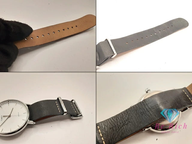 タイメックス TIMEX INDIGLO ウィークエンダー フェア フィールド メンズ 腕時計 TW2P91300 白 ホワイト 黒 ブラック SS レザー ブレス アナログ クォーツ QZ ウォッチ ナイト ライト 【中古】【送料無料】 ht6002