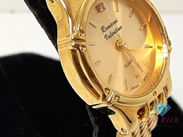 ロマーニ バレンチノ ROMARNI VALENTINO レディース 腕時計 ゴールド SS GP ブレス アナログ クォーツ QZ ファッション ウォッチ 【中古】【送料無料】 ht6168