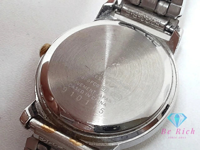 セイコー SEIKO アルバ ALBA レディース 腕時計 V501-0FC0 ラウンド 白 ホワイト シルバー ゴールド SS GP ブレス アナログ クオーツ QZ ウォッチ 【中古】【送料無料】 ht6170