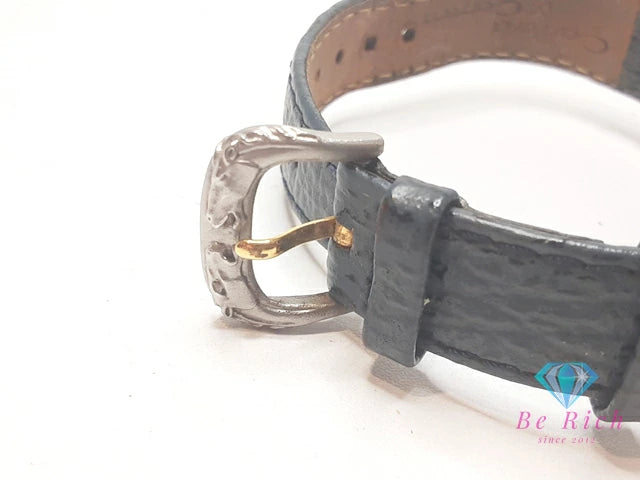 カレライカレラ Carrera y Carrera カバロス 115 レディース 腕時計 ホース 馬 ゴールド グレー SS YG GP レザー ブレス アナログ クオーツ QZ ウォッチ 【中古】【送料無料】 ht6183