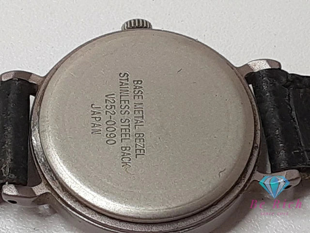 ベラミ BELAMI レディース 腕時計 V252-0090 スモセコ 白 ホワイト ブラック 黒 SS レザー ブレス アナログ クォーツ QZ ファッション ウォッチ 【中古】【送料無料】 ht6190