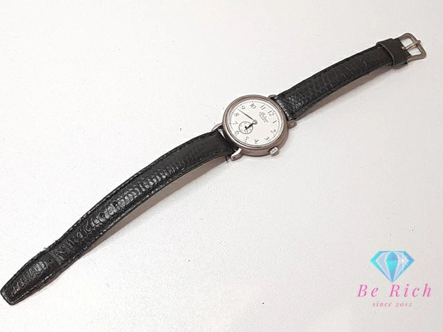 ベラミ BELAMI レディース 腕時計 V252-0090 スモセコ 白 ホワイト ブラック 黒 SS レザー ブレス アナログ クォーツ QZ ファッション ウォッチ 【中古】【送料無料】 ht6190