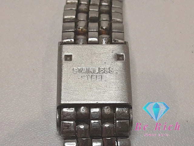 POLAIRE レディース 腕時計 ゴールド シルバー SS ブレス アナログ クォーツ QZ ウォッチ 【中古】【送料無料】 ht6197