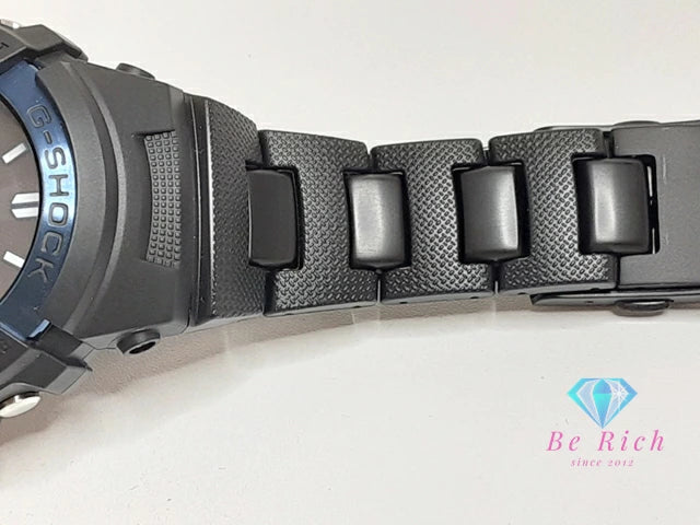 カシオ CASIO G-SHOCK ソーラー 電波 メンズ 腕時計 AWG-M100BC 黒 ブラック 青 ブルー SS 樹脂 ブレス アナデジ クォーツ QZ スタンダード Gショック ジーショック 【中古】【送料無料】ht6214
