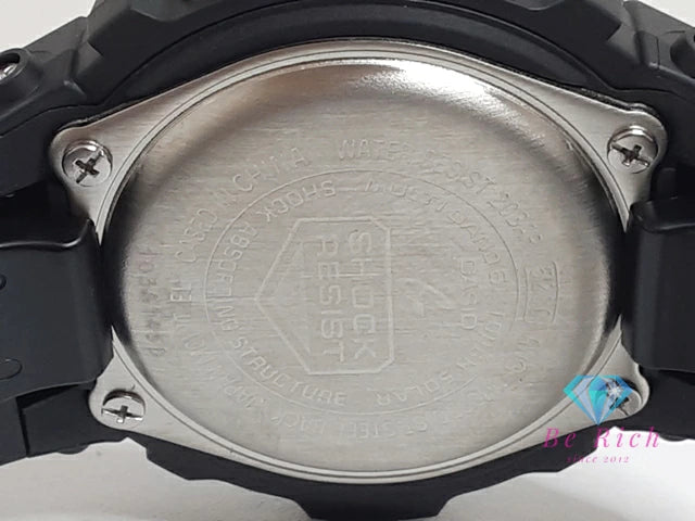 カシオ CASIO G-SHOCK ソーラー 電波 メンズ 腕時計 AWG-M100BC 黒 ブラック 青 ブルー SS 樹脂 ブレス アナデジ クォーツ QZ スタンダード Gショック ジーショック 【中古】【送料無料】ht6214