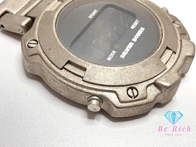 SILVER BONES ストップ ウォッチ カウントダウン タイマー グレー SS デジタル ヴィンテージ アンティーク レトロ 計測 【中古】【送料無料】 ht6256