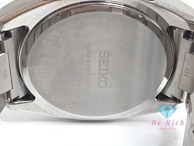 セイコー SEIKO アストロン ソーラー 電波 メンズ 腕時計 デイト SBXY015 8B63-0BA0 黒 ブラック グレー チタニウム チタン ブレス アナログ クオーツ QZ ウォッチ ASTRON 【中古】【送料無料】 ht6260