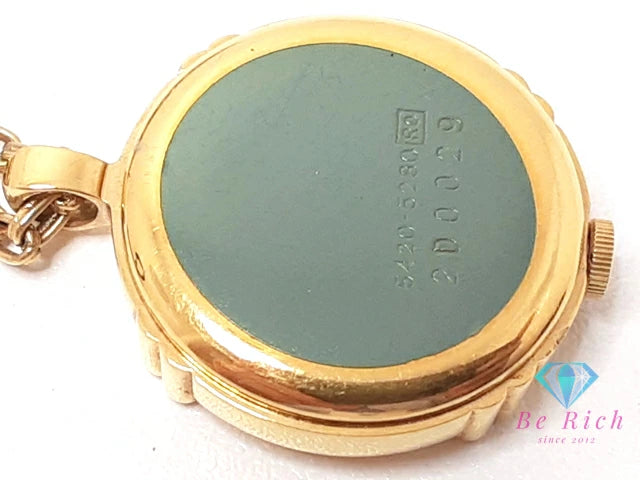 セイコー SEIKO ペンダント ウォッチ 時計 5420-5280 SS GP アナログ クォーツ QZ ロング ネックレス アクセサリー レディース 【中古】【送料無料】 ht6274