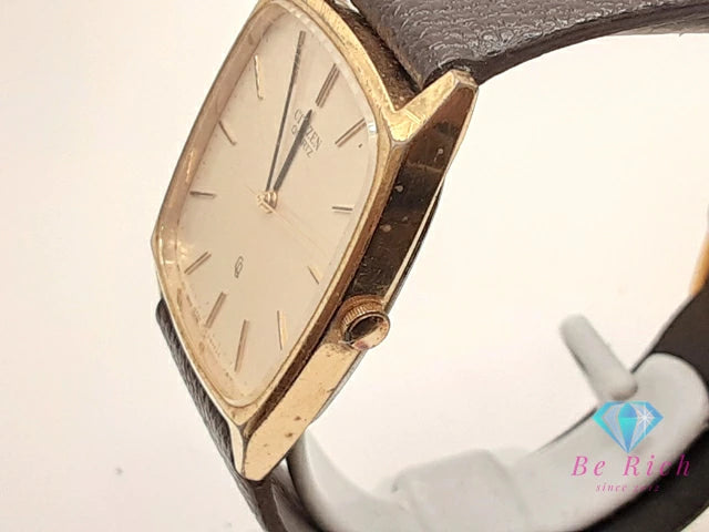 シチズン CITIZEN メンズ 腕時計 1230-214277 ゴールド ブラウン 茶 SS レザー ブレス アナログ クォーツ QZ ウォッチ 【中古】【送料無料】 ht6328