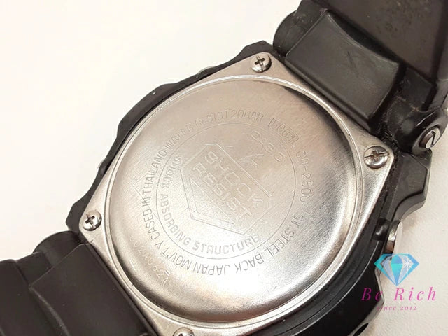 カシオ CASIO G-SHOCK 電波 ソーラー メンズ 腕時計 GW-2500 アナデジ グレー ブラック 黒 SS 樹脂 クォーツ QZ ウォッチ ジーショック Gショック 【中古】【送料無料】ht6340