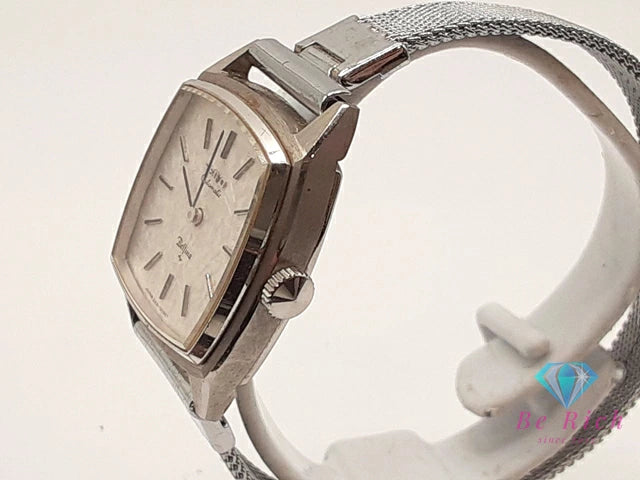 セイコー SEIKO ベルフィーナ 自動巻き レディース 腕時計 2431-3000 シルバー SS ブレス アナログ クォーツ QZ ウォッチ アンティーク ヴィンテージ BELFINA 【中古】【送料無料】 ht6353