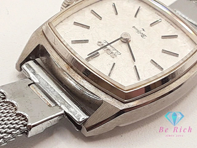セイコー SEIKO ベルフィーナ 自動巻き レディース 腕時計 2431-3000 シルバー SS ブレス アナログ クォーツ QZ ウォッチ アンティーク ヴィンテージ BELFINA 【中古】【送料無料】 ht6353
