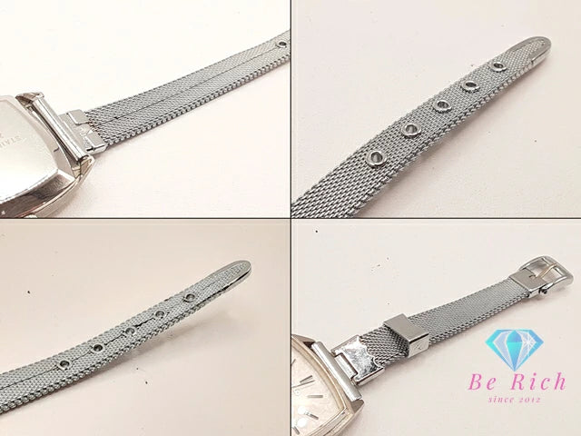 セイコー SEIKO ベルフィーナ 自動巻き レディース 腕時計 2431-3000 シルバー SS ブレス アナログ クォーツ QZ ウォッチ アンティーク ヴィンテージ BELFINA 【中古】【送料無料】 ht6353